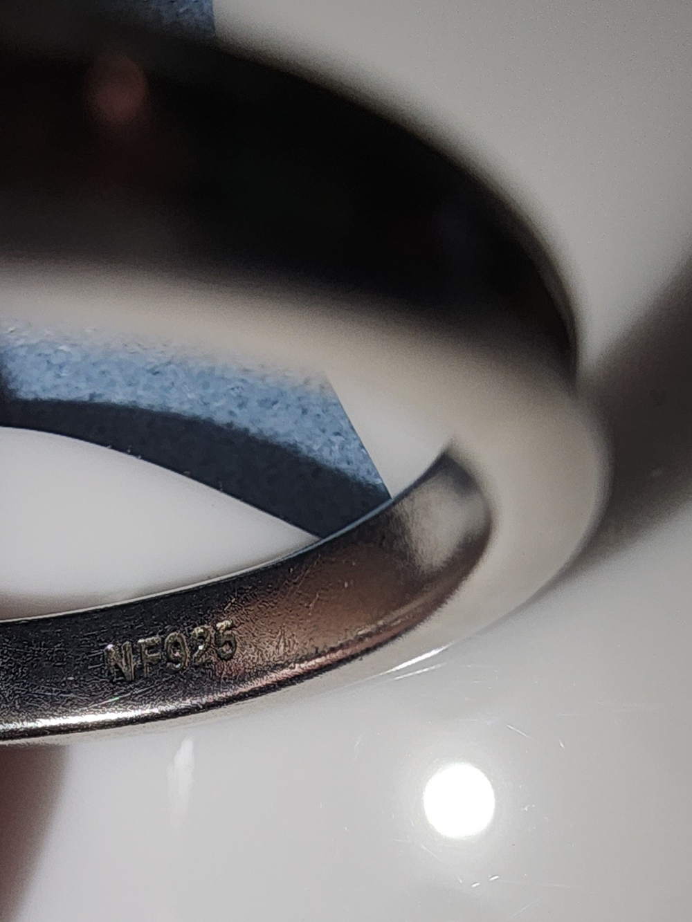 RAINBOW -Sterling Silver Band Ring - Silver
